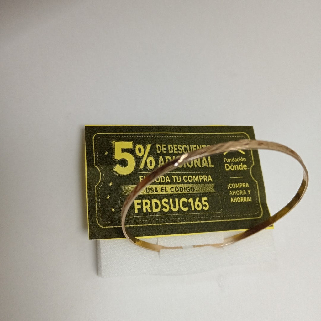 PULSERA RIGIDA ORO 14 K 6.9 GRMS (SEMINUEVO)