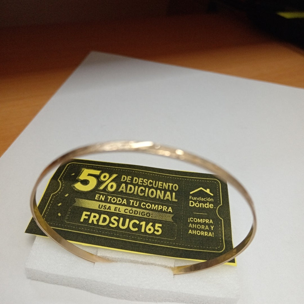 PULSERA RIGIDA ORO 12 K 7.2 GRMS (SEMINUEVO)