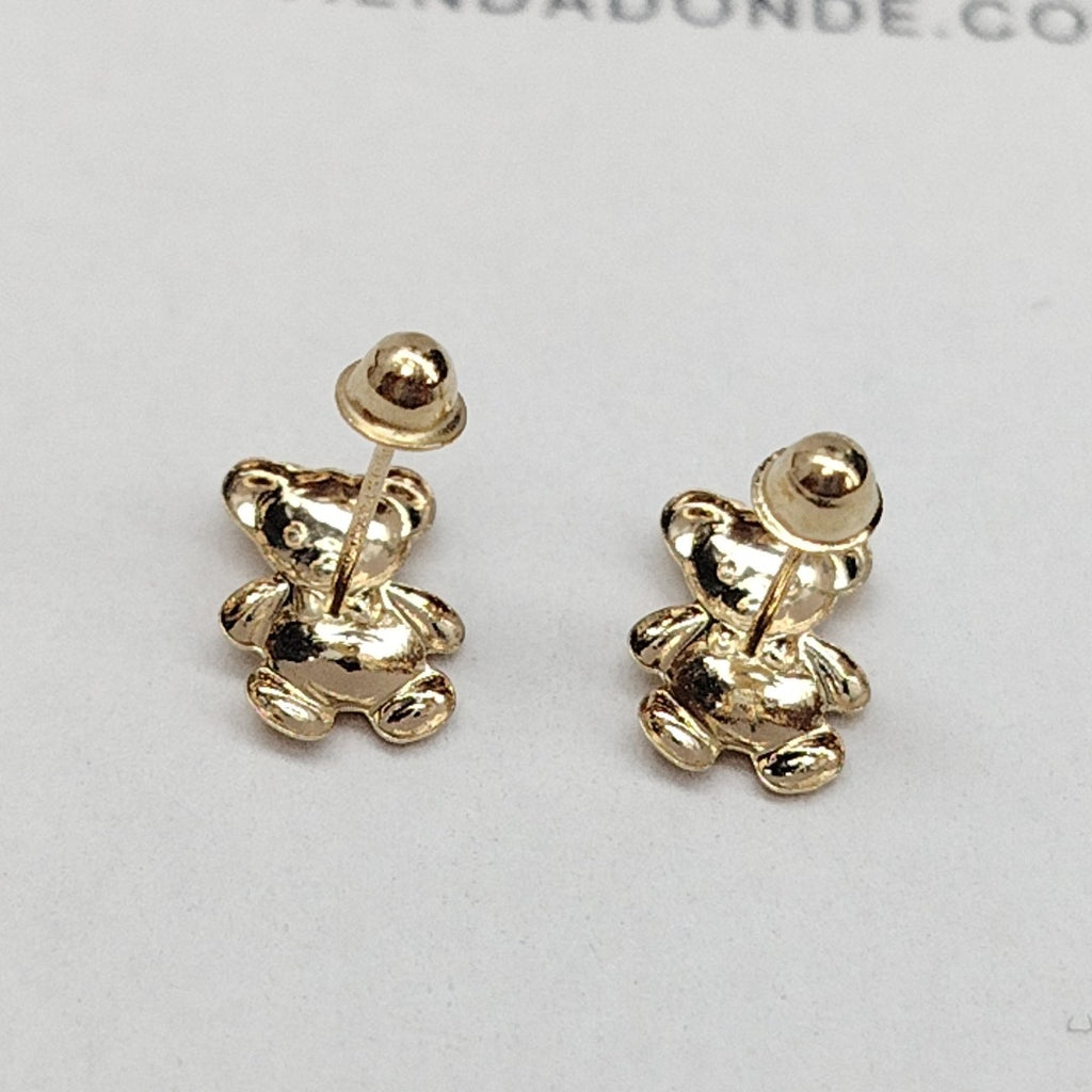 BROQUELES BROQUEL FIG OSO 14K 0.2592 GR (NUEVO)