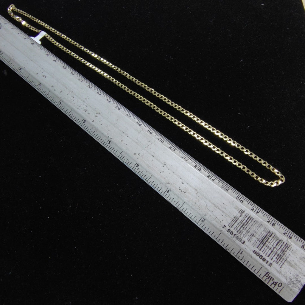 CADENA TEJIDO BARBADA 14K 55 CM 8.2 GR (NUEVO)