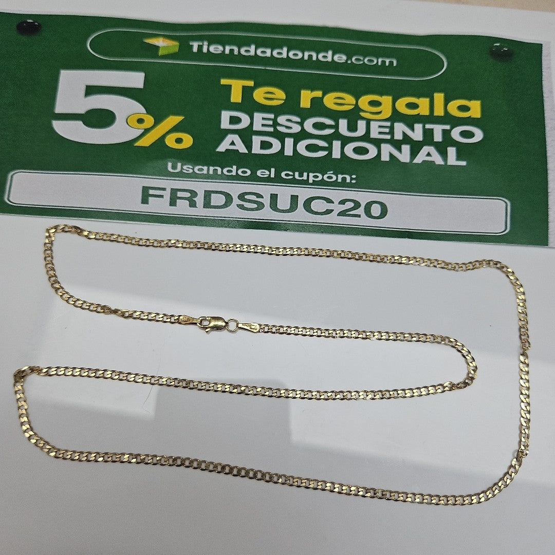 CADENA BARBADA 14K 55 CM 5.9 GR (NUEVO)