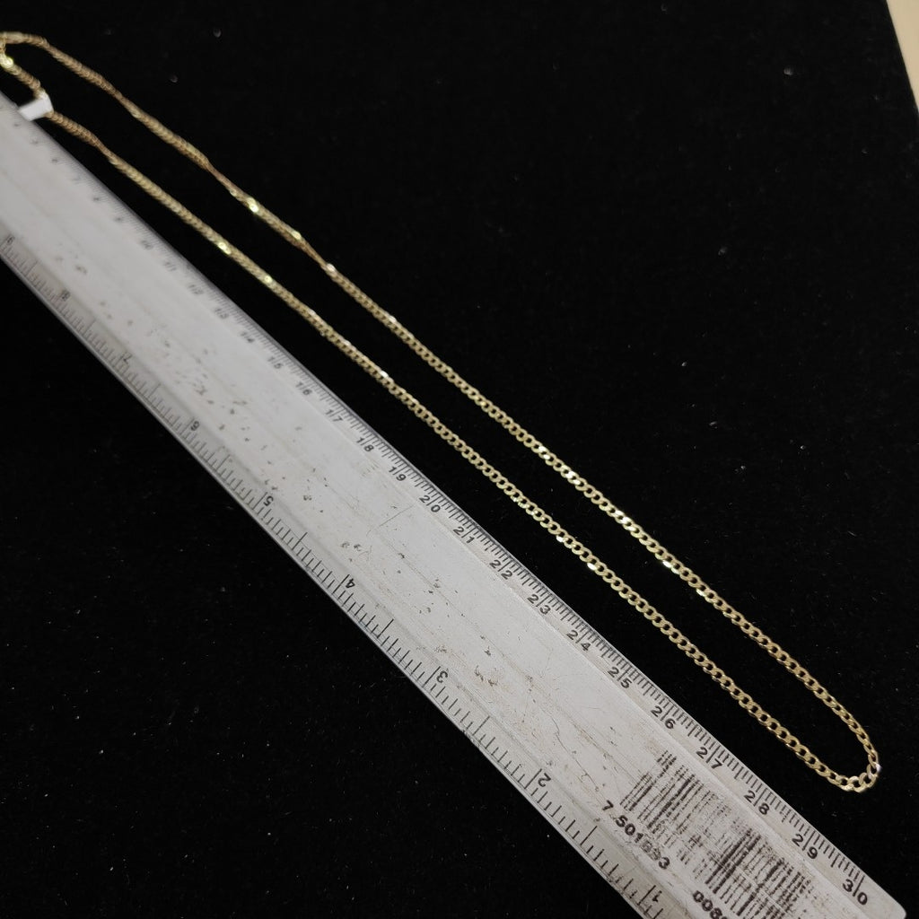 CADENA BARBADA 14K 55 CM 5.9 GR (NUEVO)