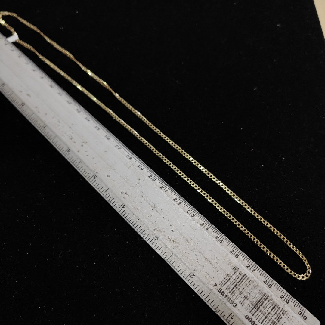 CADENA BARBADA 14K 55 CM 5.9 GR (NUEVO)