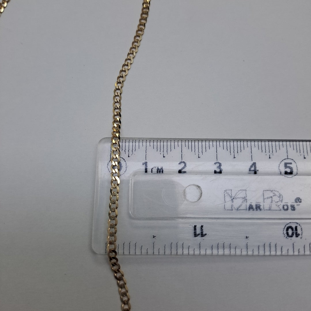 CADENA BARBADA 14K 55 CM 5.5 GR (NUEVO)