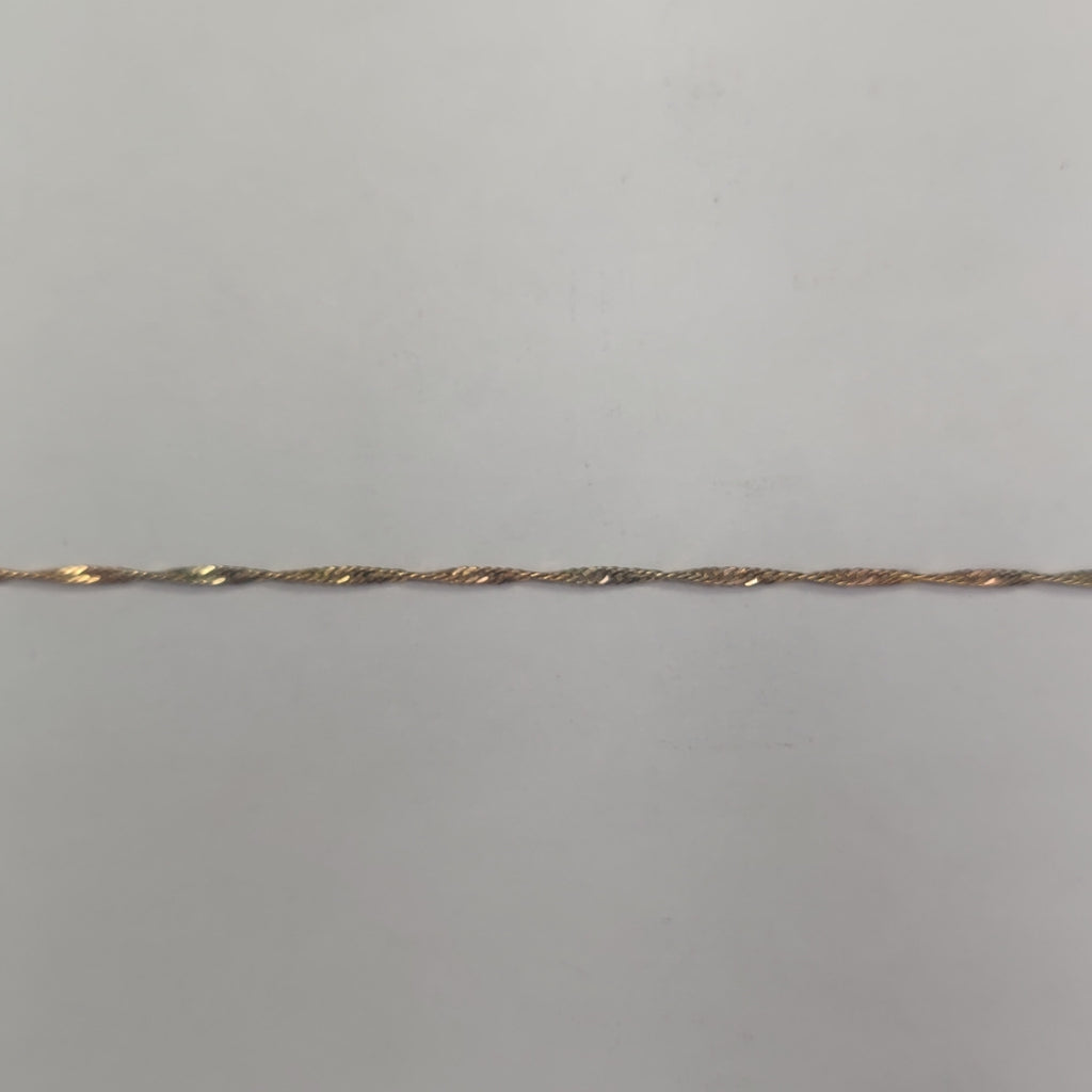 CADENA ORO COMBINADO 14 K 2,70 GRMS (SEMINUEVO)