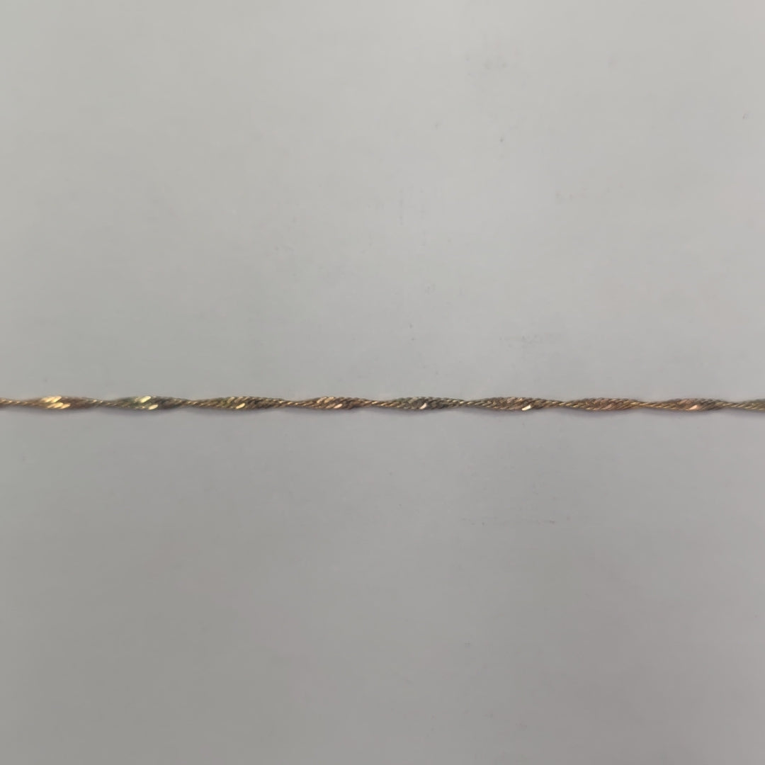 CADENA ORO COMBINADO 14 K 2,70 GRMS (SEMINUEVO)