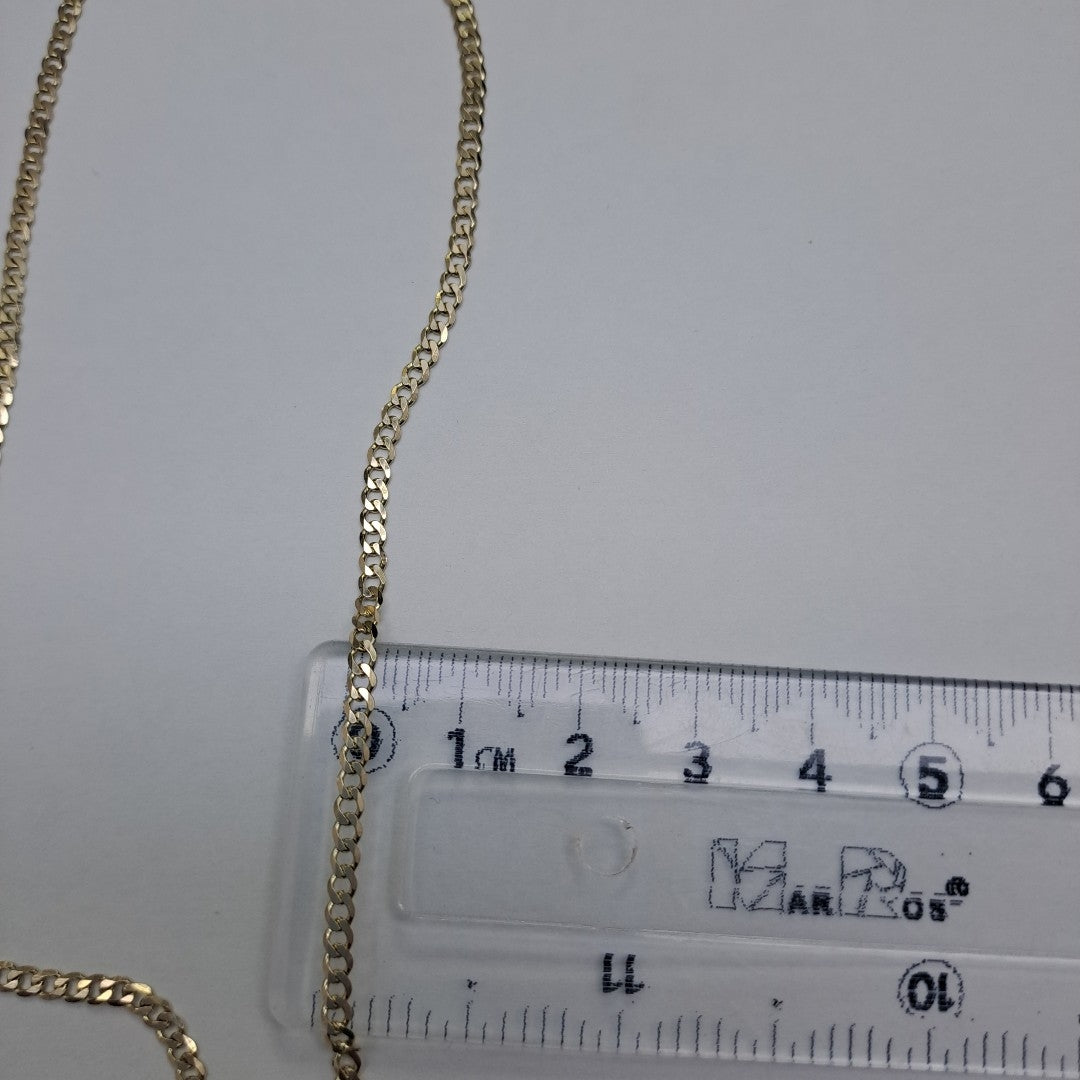 CADENA BARBADA 14K 60 CM 5.9 GR (NUEVO)