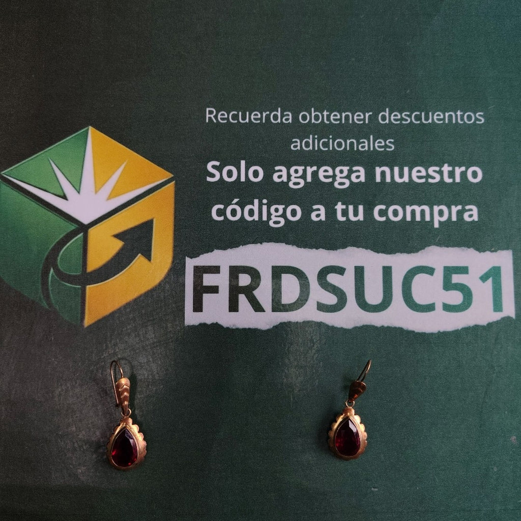 ARETES PAR ORO 10 K 3.1 GRMS (SEMINUEVO)