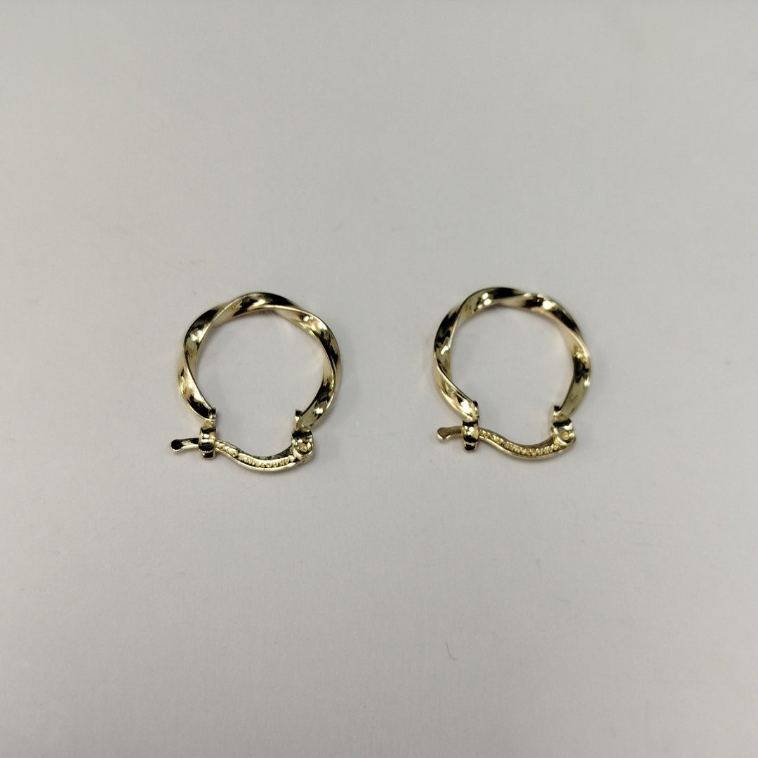 ARETES ARRACADAS TORZAL 14K 1.2 GR (NUEVO)