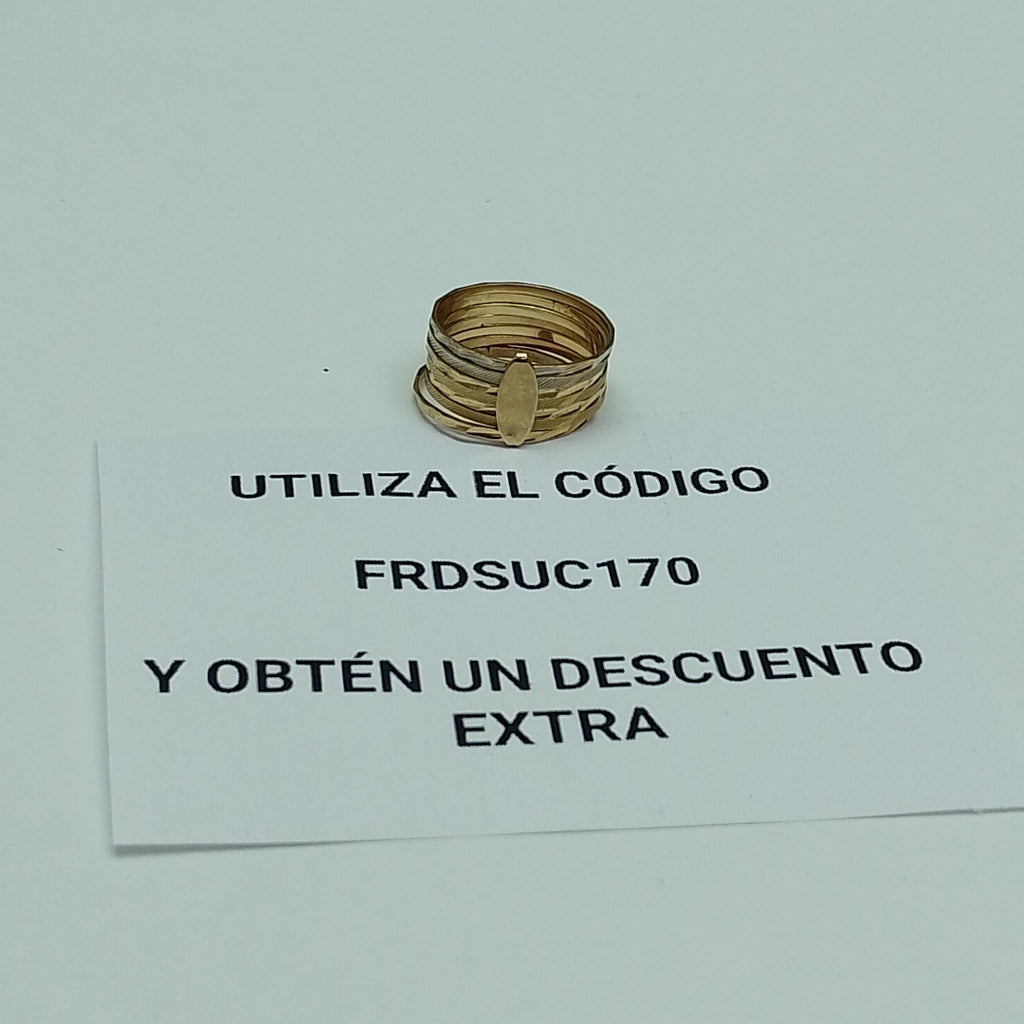 ANILLO ORO 10 K 3,00 GRMS (SEMINUEVO)