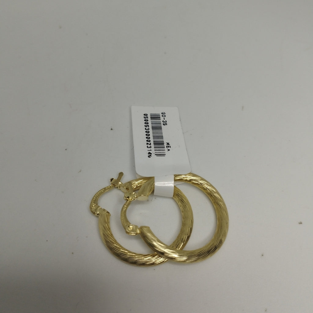 ARETES TEJIDO ARRACADAS ASTRIADAS 14K 2.9 GR (NUEVO)