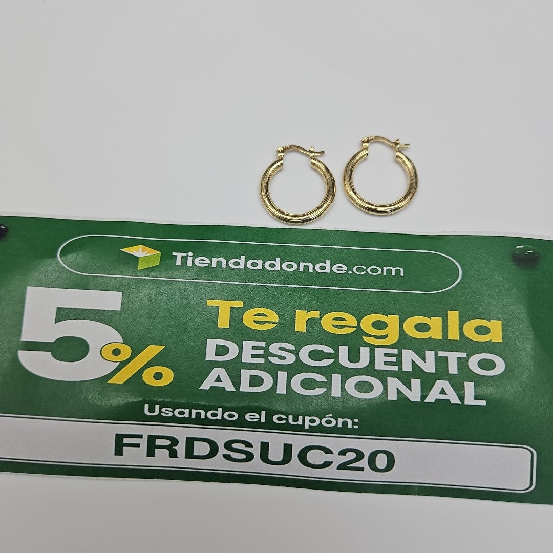 ARETES ARRACADAS 14K 2.8 GR (NUEVO)