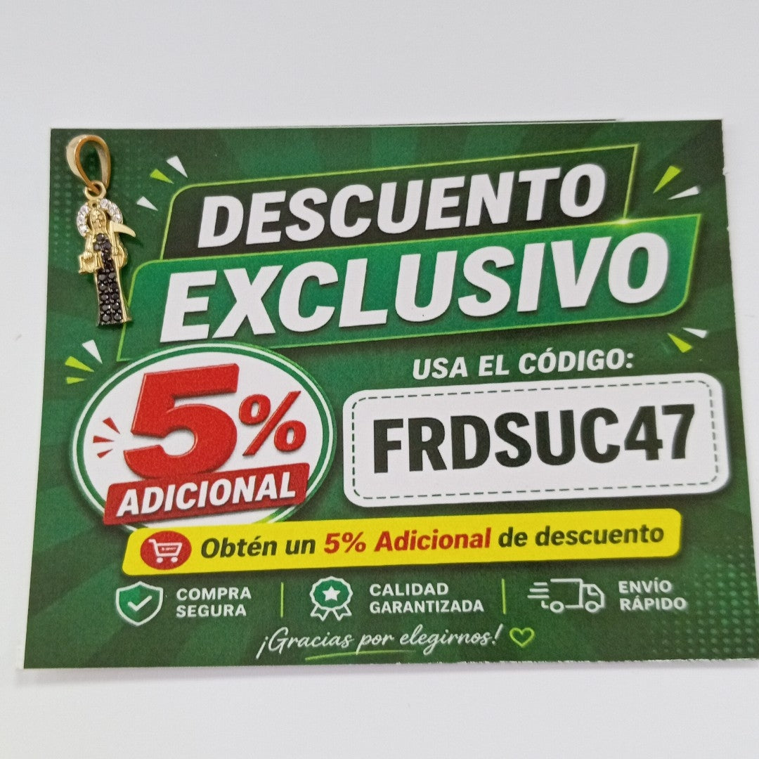 DIJES RELIGIOSOS ORO 14K 1.4 (NUEVO)