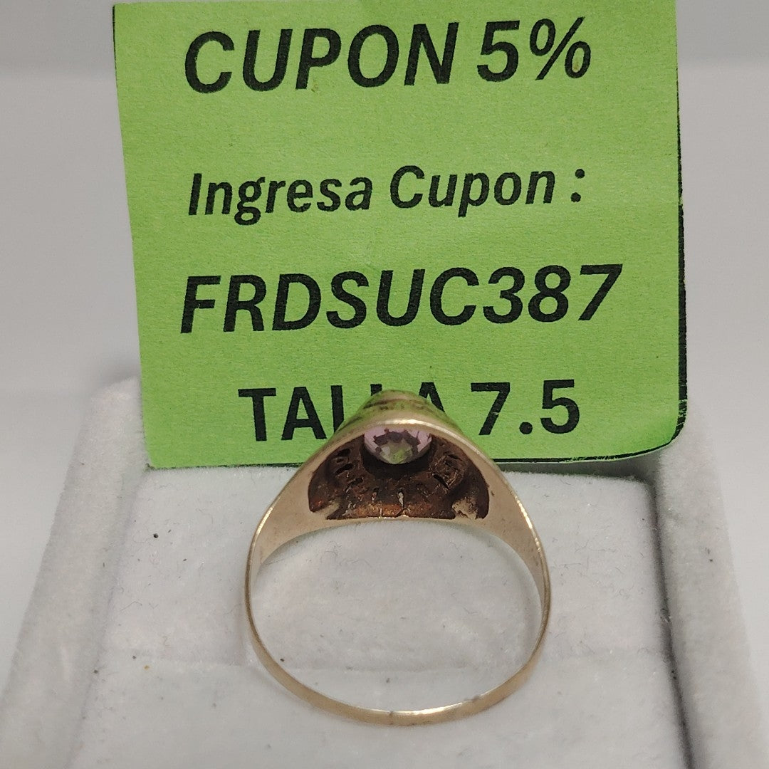 ANILLO DE GRADUACIÓN ORO 8 K 2,90 GRMS (SEMINUEVO)
