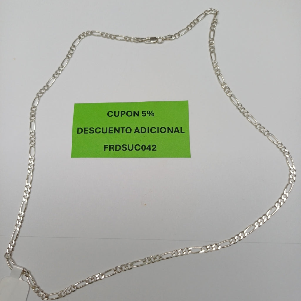 CADENA 3X1 PLATA .925 50 CM 7.02 GR (NUEVO)