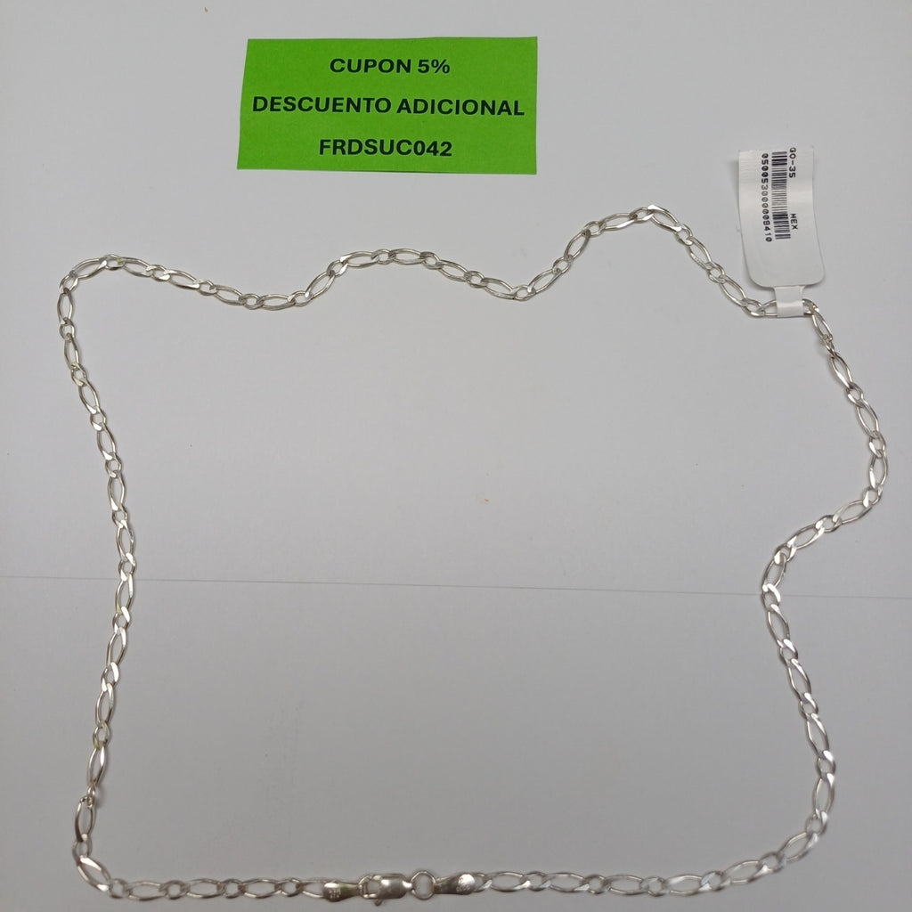 CADENA 1X1 PLATA .925 55 CM 6.62 GR (NUEVO)