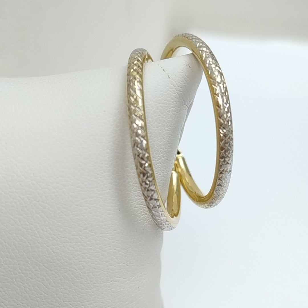ARRACADAS PAR ORO 14 K 2.2 GRMS (SEMINUEVO)