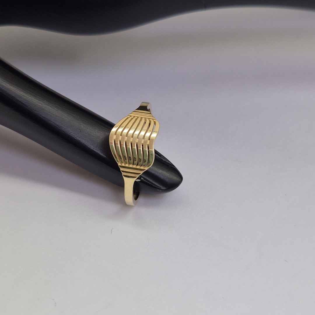ANILLOS CORAZON 14K TALLA 8 1.8 GR (NUEVO)
