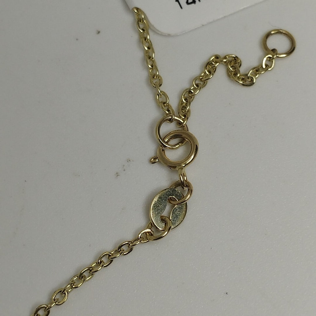 PULSERA ESPECIAL C FIGURAS 14K 18 CM 1.7 GR (NUEVO)