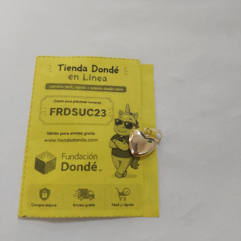 DIJE CORAZON 10K 0.7 GR (NUEVO)