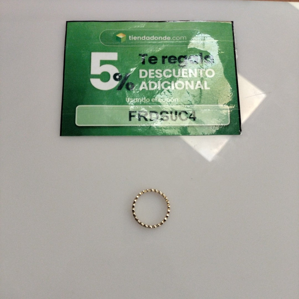 ANILLO ORO 18 K 2.4 GRMS (SEMINUEVO)