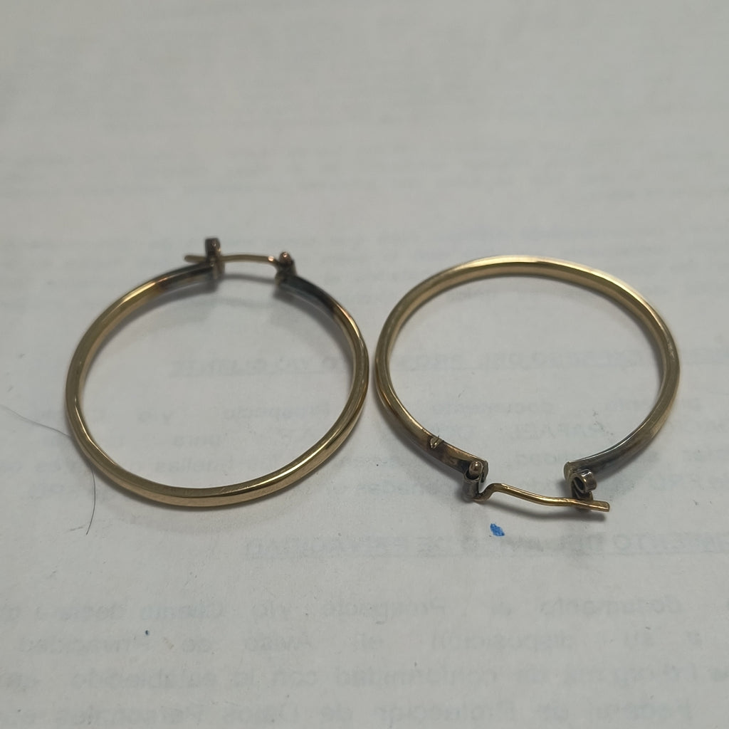 ARRACADAS PAR ORO 14 K 9,10 GRMS (SEMINUEVO)