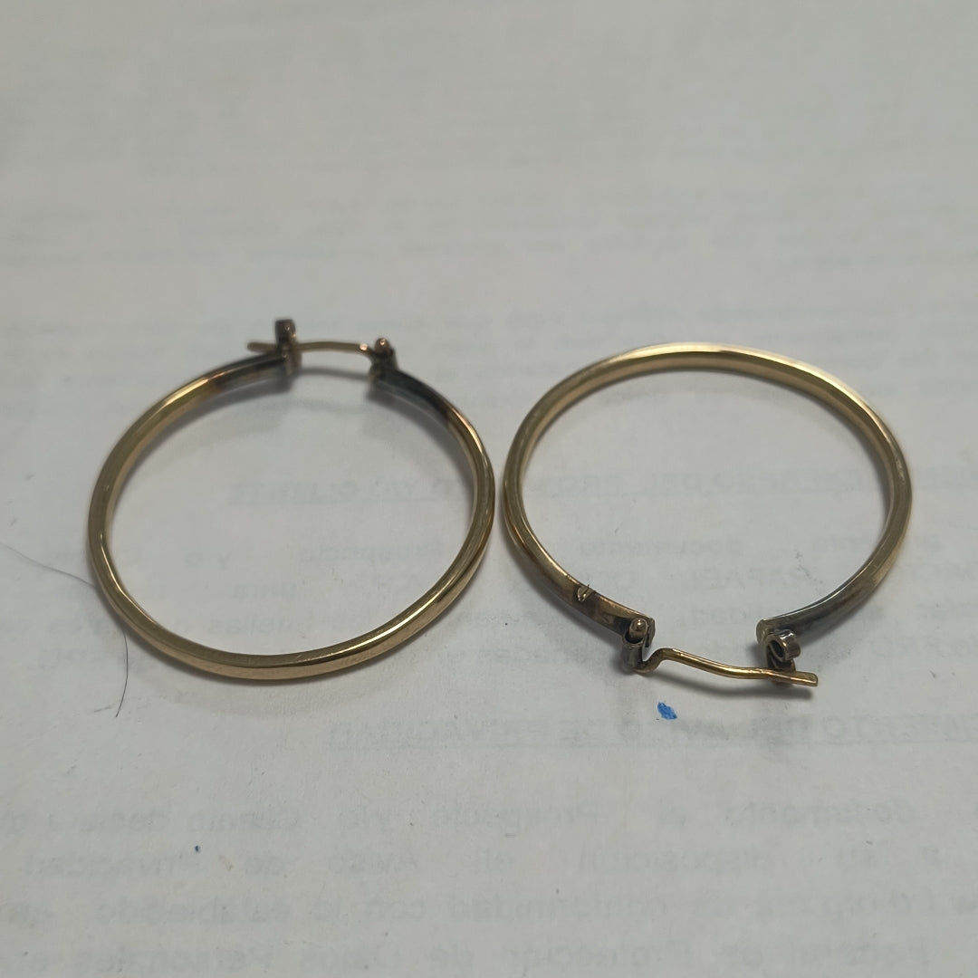 ARRACADAS PAR ORO 14 K 9,10 GRMS (SEMINUEVO)