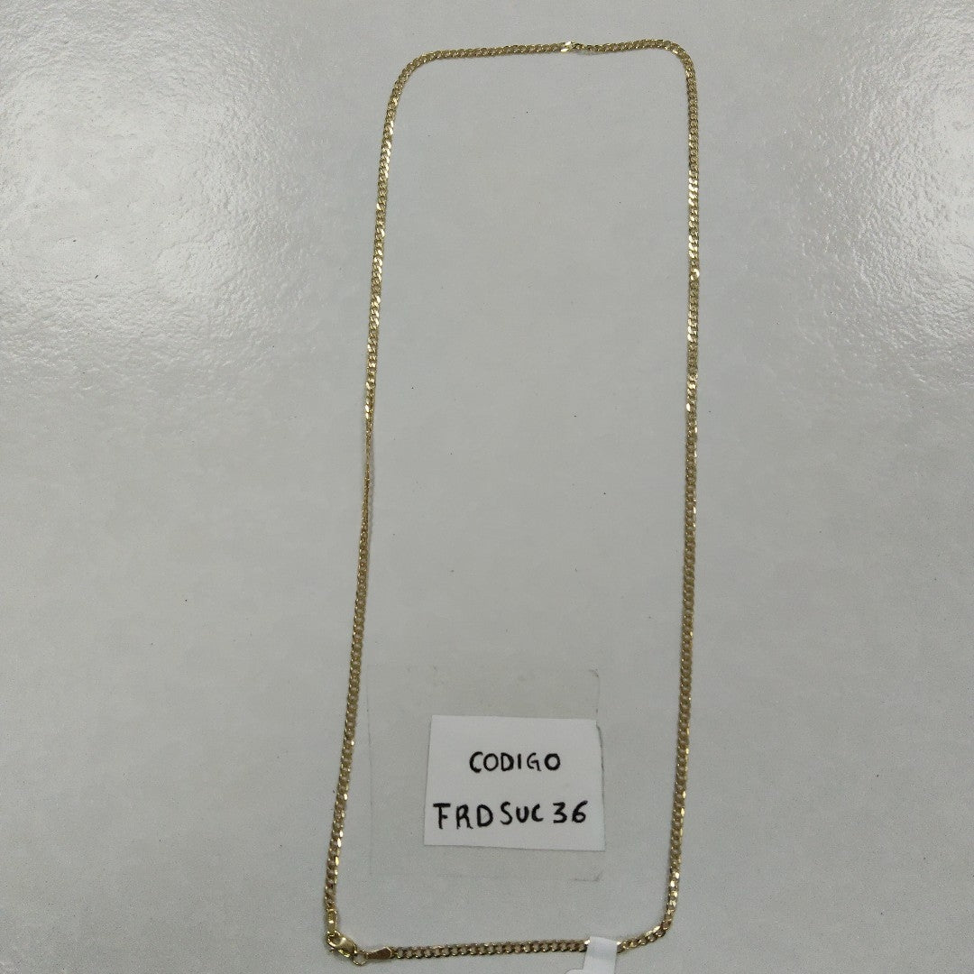 CADENA BARBADA 14K 55 CM 6 GR (NUEVO)