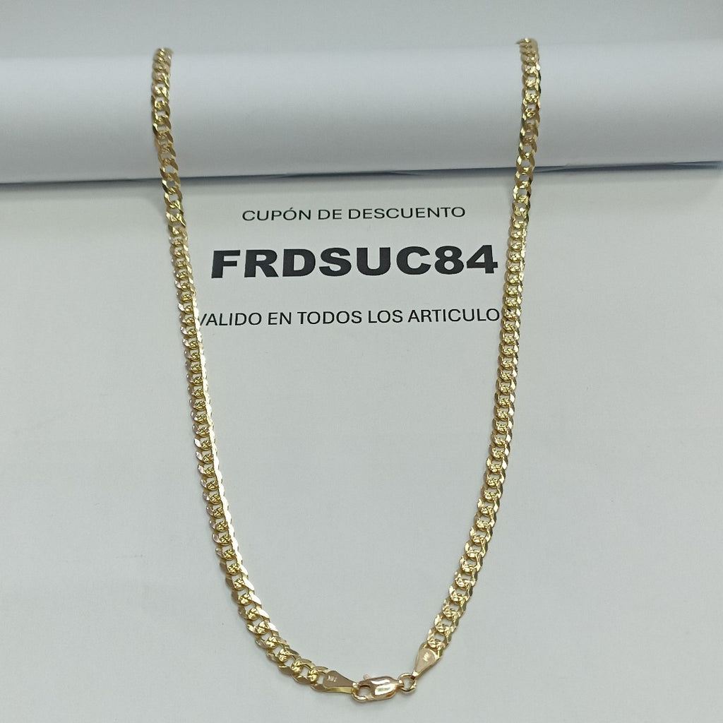 CADENA BARBADA 14K 60 CM 21.4 GR (NUEVO)