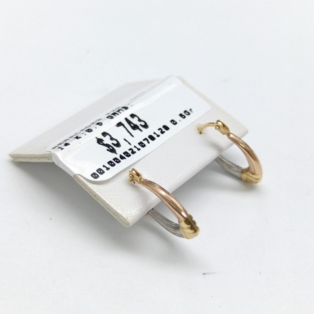 ARRACADAS PAR ORO 14 K 0.5 GRMS (SEMINUEVO)