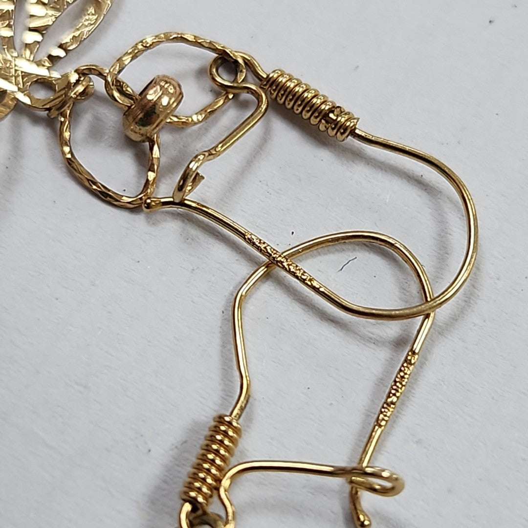 ARETES PAR ORO 10 K 1,40 GRMS (SEMINUEVO)