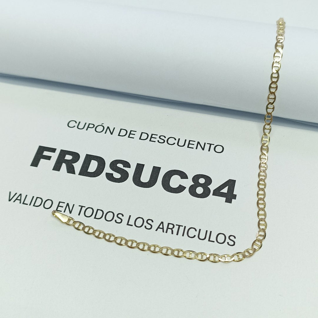 PULSERA GUCHI 14K 18 CM 2 GR (NUEVO)