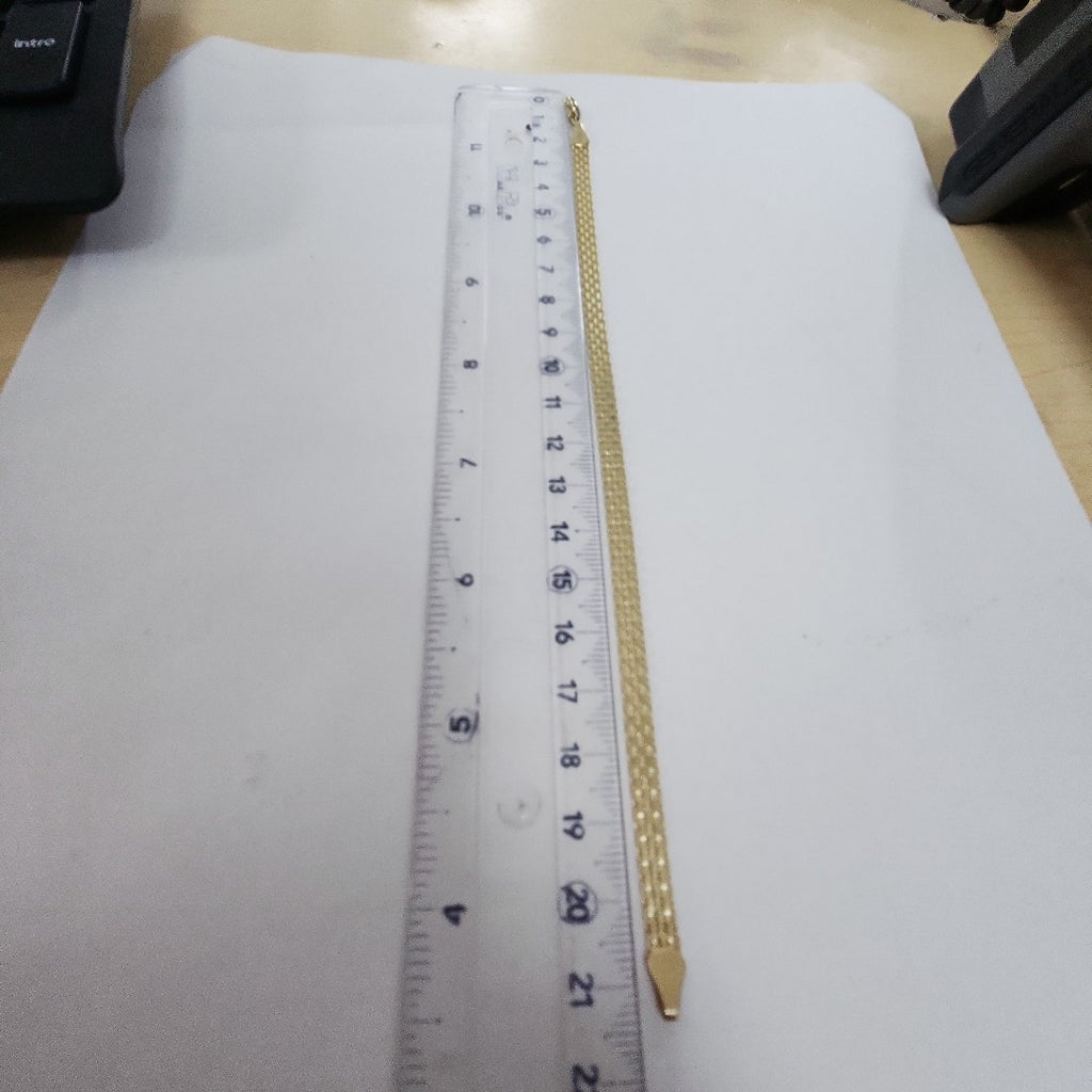 PULSERA ESPECIAL 14K 21 CM 5 GR (NUEVO)