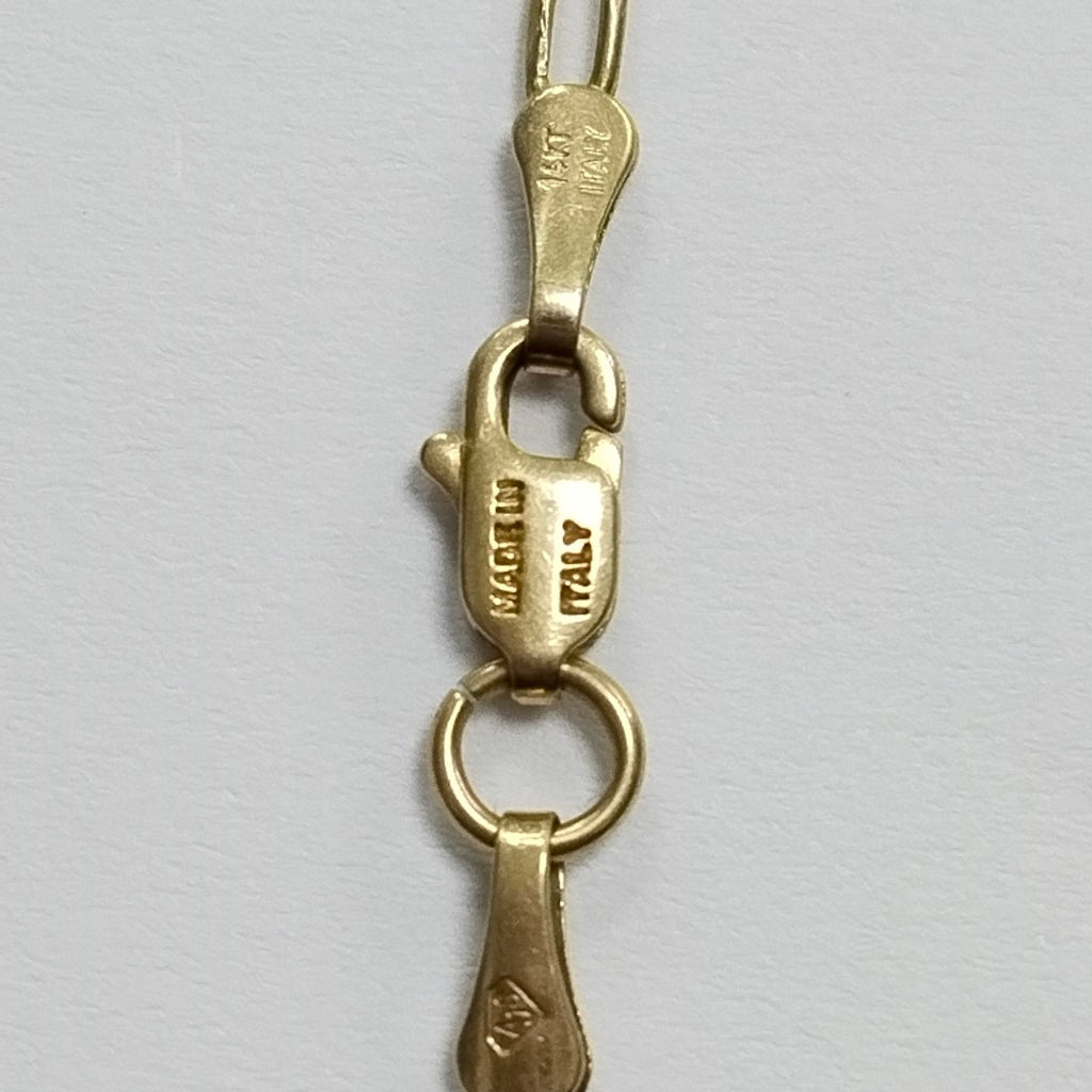 CADENA,DIJE ORO 14 K 4,50 GRMS (SEMINUEVO)