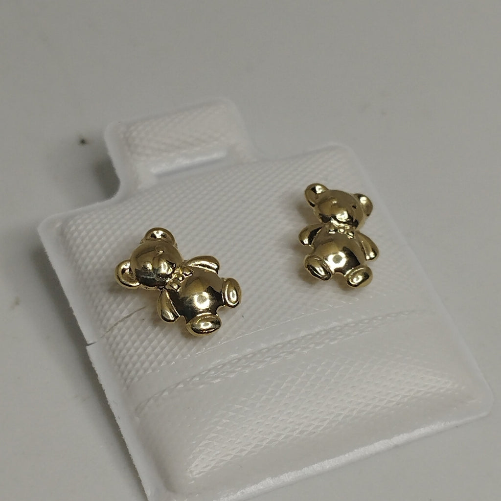 BROQUELES BROQUEL FIG OSO 14K 0.2592 GR (NUEVO)