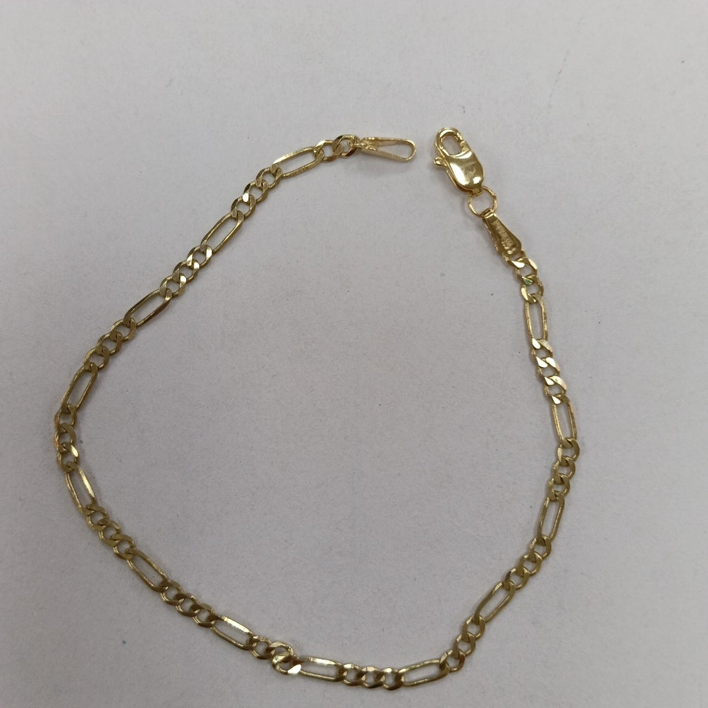 PULSERA TEJIDO 3X1 14K 18 CM 2 GR (NUEVO)