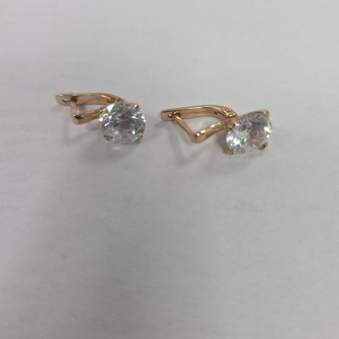 ARETES PAR ORO 14 K 4.8 GRMS (SEMINUEVO)