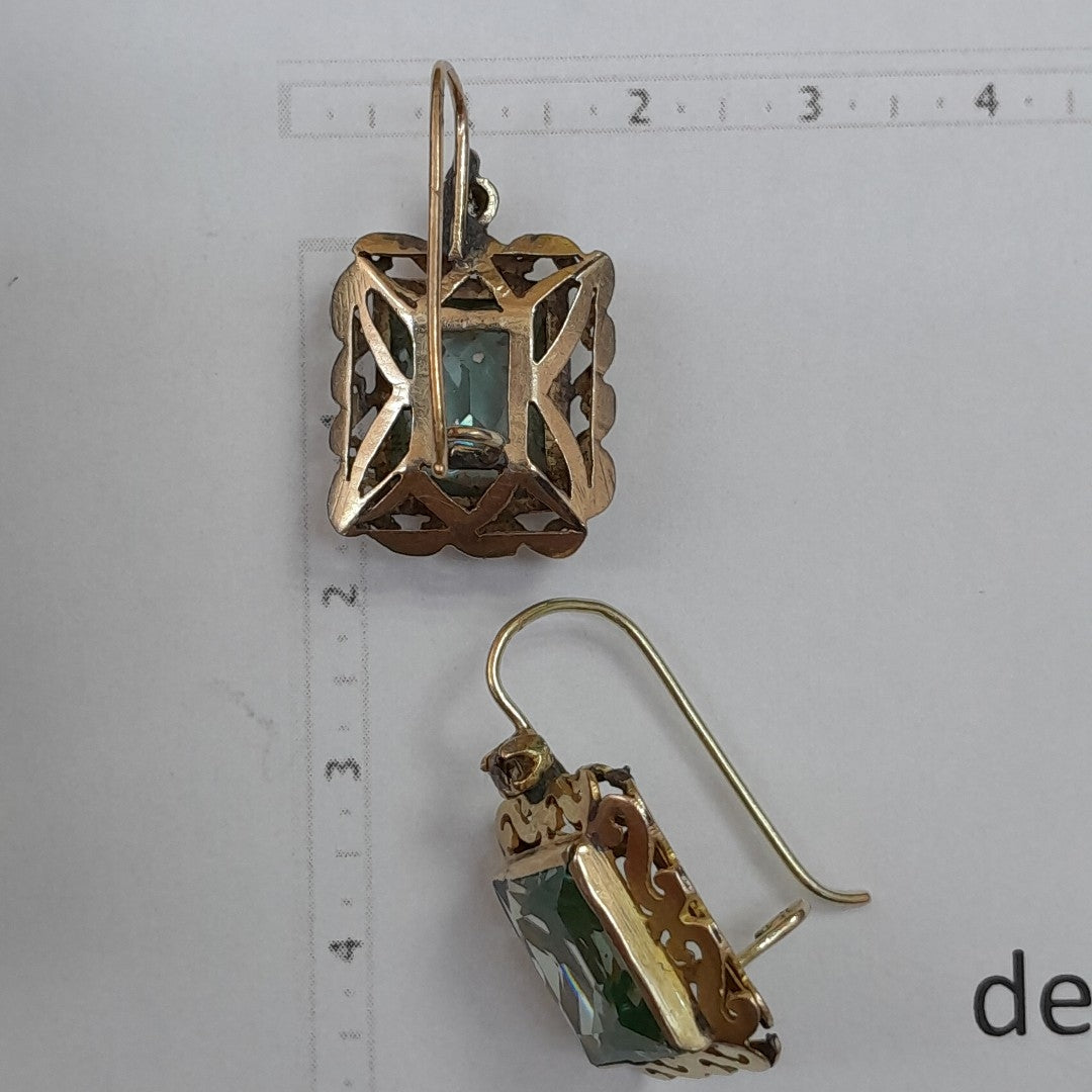 ARETES PAR ORO 8 K 6,20 GRMS (SEMINUEVO)