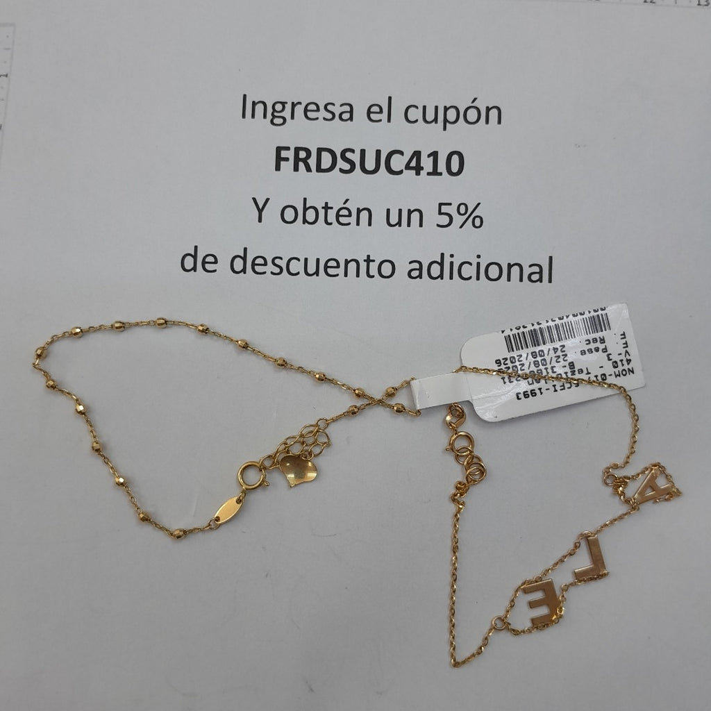 GARGANTILLA ORO 14 K 2.4 GRMS (SEMINUEVO)