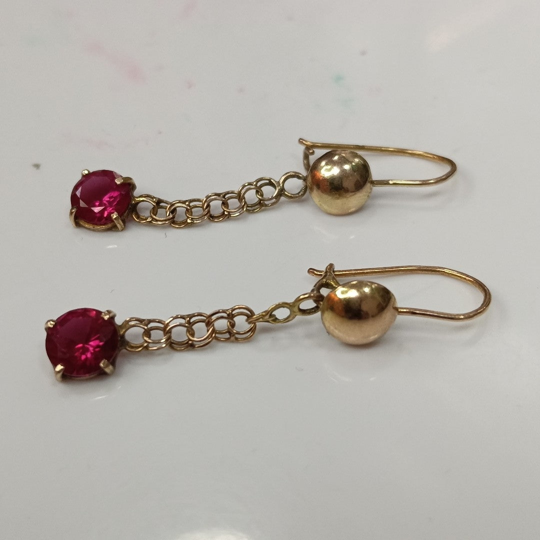 ARETES PAR ORO 8 K 2,50 GRMS (SEMINUEVO)