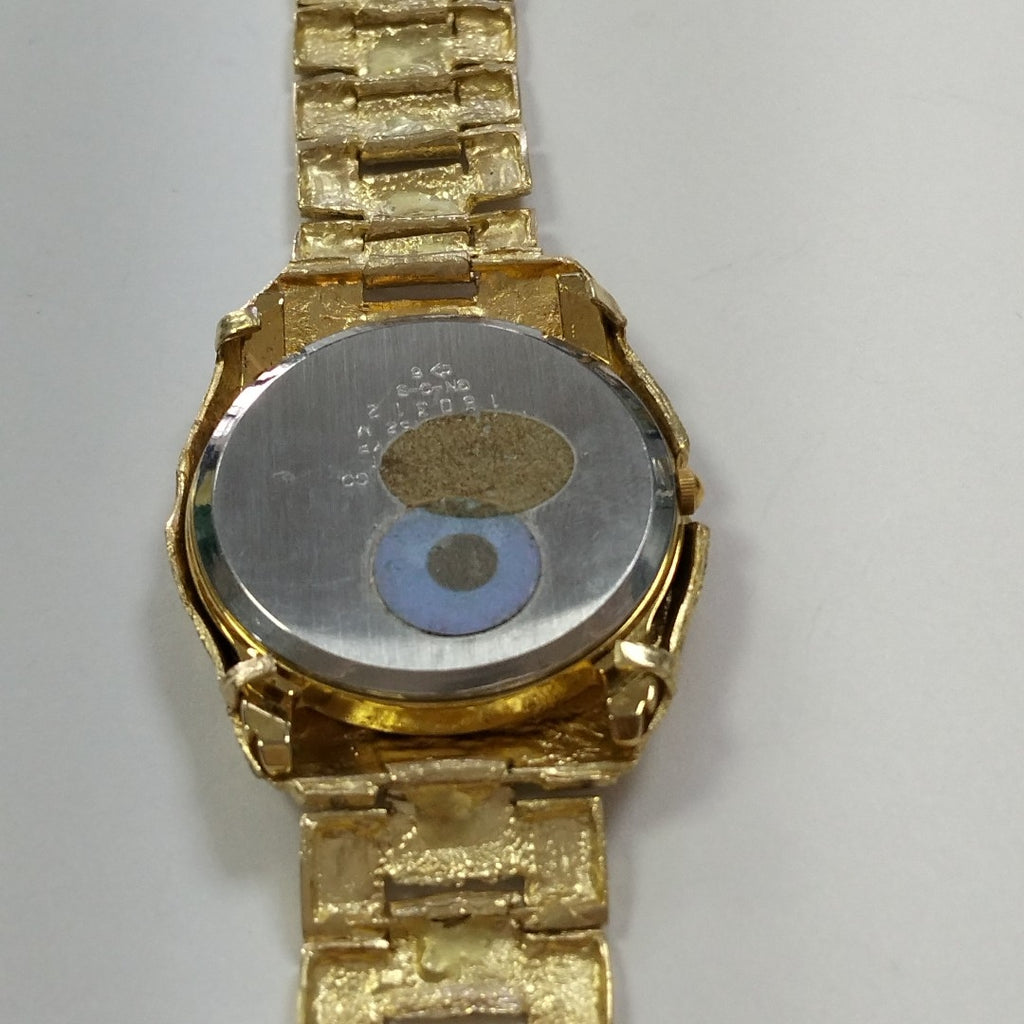 RELOJ CAJA ACERO PULSO ORO ORO 10 K 53 GRMS (SEMINUEVO)