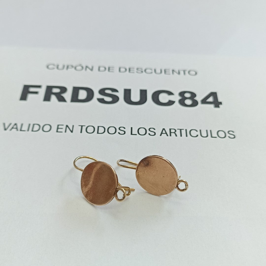 ARETES PAR ORO 8 K 1,70 GRMS (SEMINUEVO)