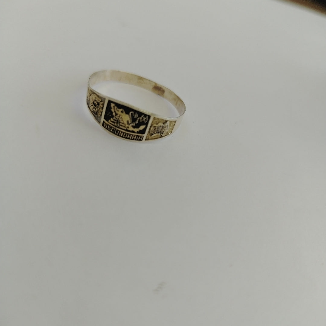 ANILLO DE GRADUACIÓN ORO 8 K 1,20 GRMS (SEMINUEVO)