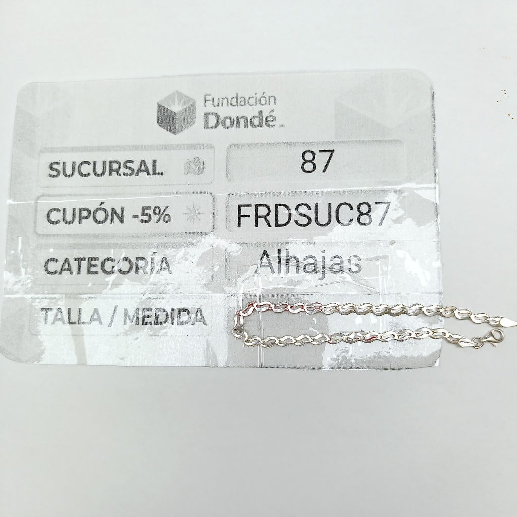 PULSERA PLATA 2,80 GRMS (SEMINUEVO)