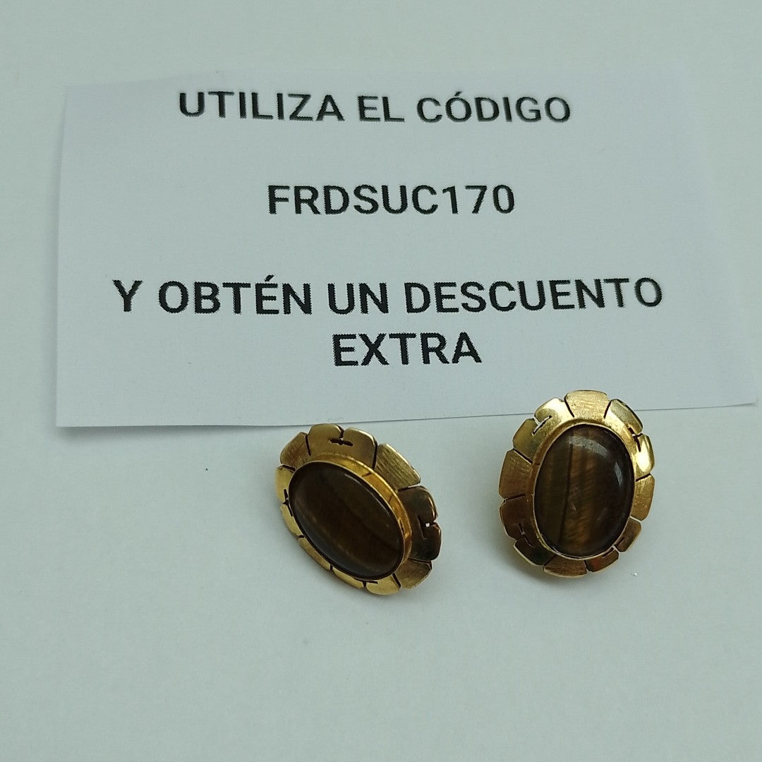 ARETES PAR ORO 10 K 5.3 GRMS (SEMINUEVO)