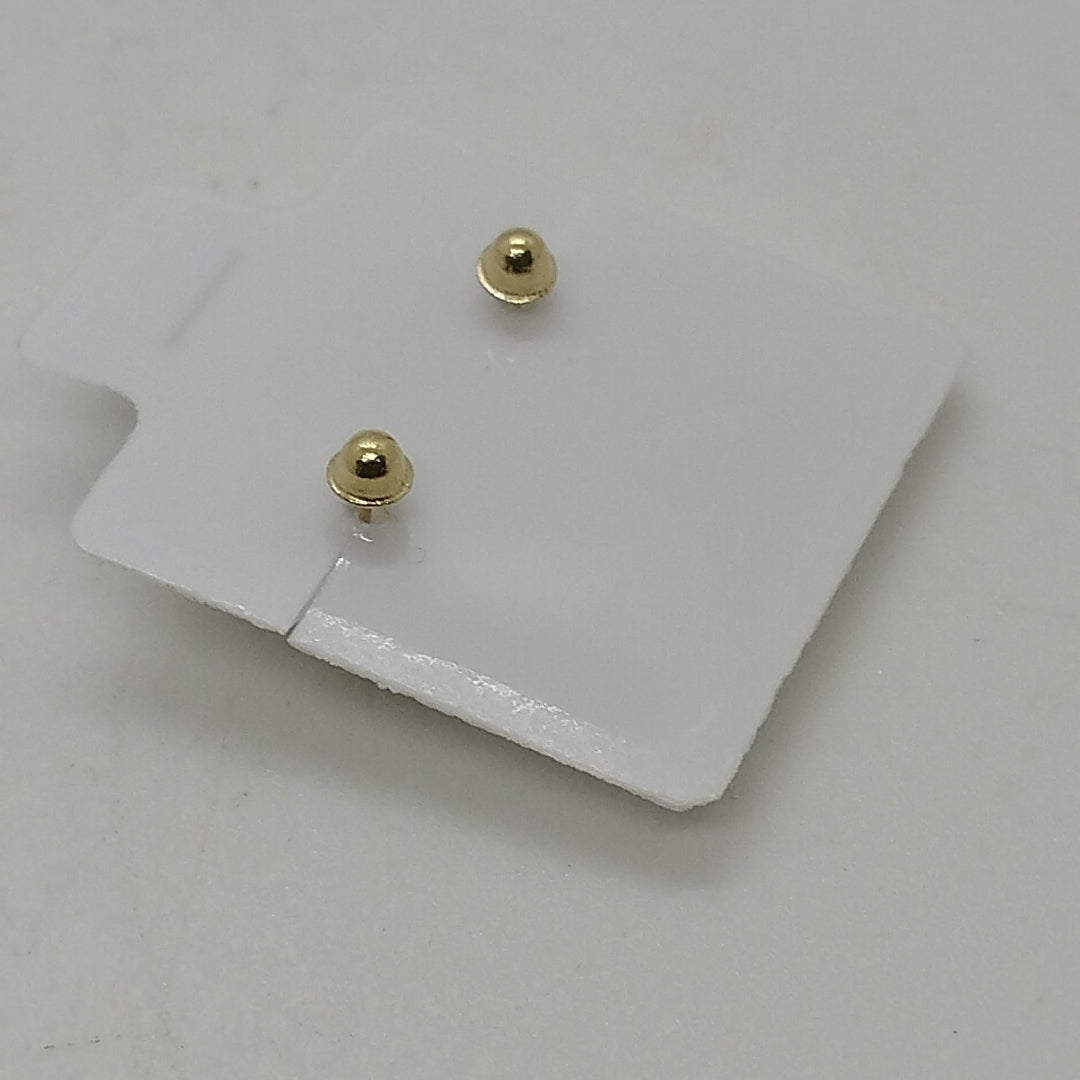 BROQUELES BROQUEL FIG BOTON C CIRCONIA 14K 0.2916 GR (NUEVO)