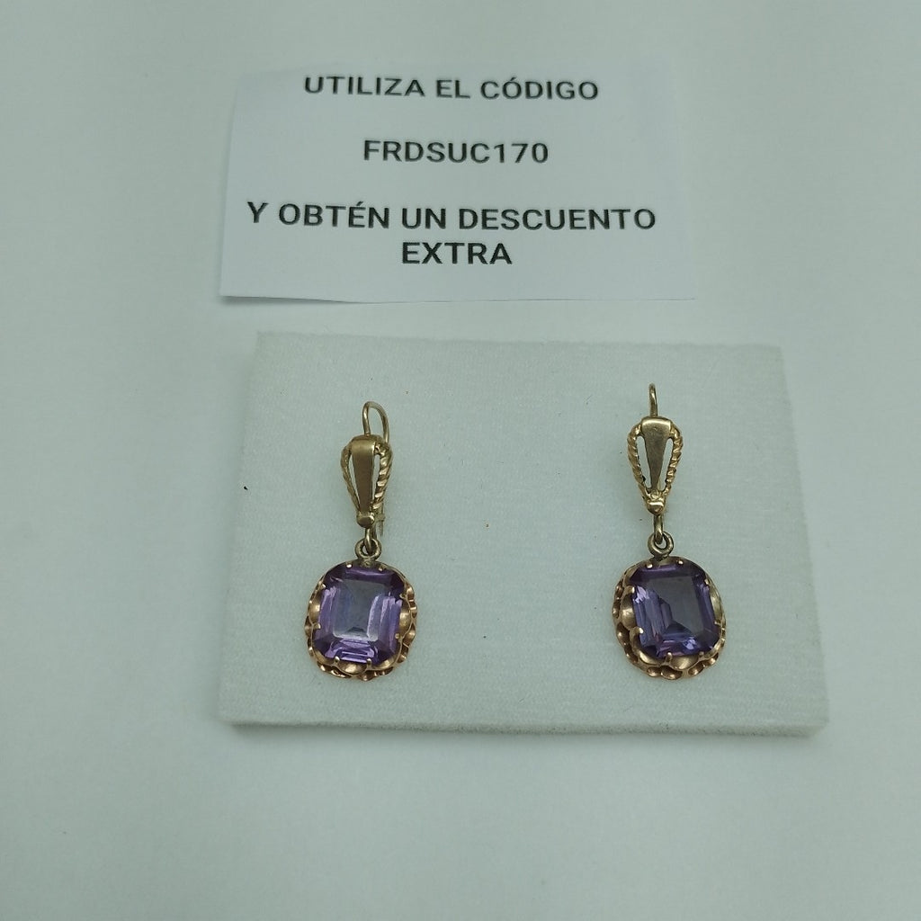 ARETES PAR ORO 8 K 7.2 GRMS (SEMINUEVO)