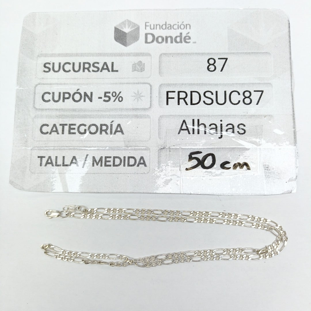 CADENA PLATA 5,80 GRMS (SEMINUEVO)