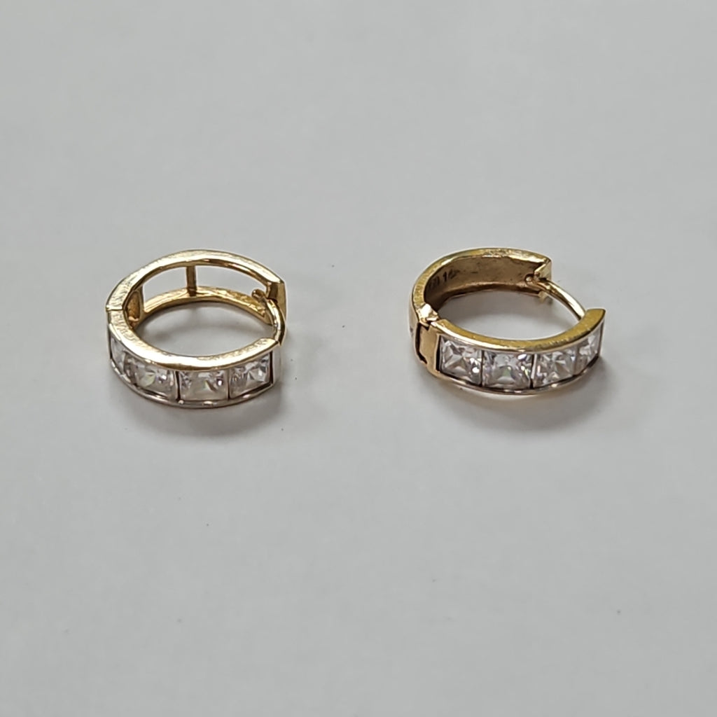 ARRACADAS PAR ORO 14 K 1,60 GRMS (SEMINUEVO)