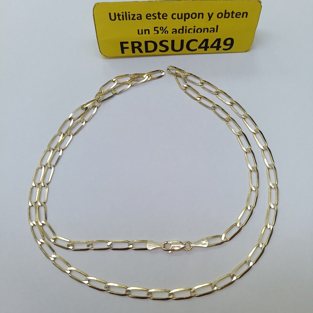 CADENA ESLABONES 14K 60 CM 10.7 GR (NUEVO)